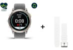 Garmin EPIX Gen 2 Sapphire Titanium - 47 MM + ULTRAFIT 2 NYLON STRAP 22 MM