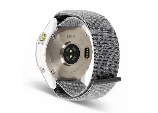 Garmin EPIX Gen 2 Sapphire Titanium + Silikon- und Nylonarmband 22 mm