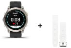 Garmin EPIX Gen 2 Sapphire Titanium - 47 MM + QUICKFIT 22 MM SILICONE STRAP