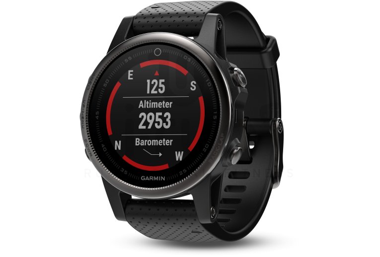 Garmin Reloj Fnix 5 S GPS Multisports Sapphire Black