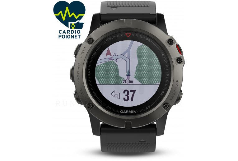 Garmin Fenix 5X GPS Multisports Sapphire+ Correa de cuero de regalo en  promoción