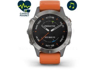 GARMIN FENIX 6 PRO SAPPHIRE TITANE AVEC CARTOGRAPHIE ET CARDIO INTEGRE AU POIGNET GARMIN FENIX 6 PRO SAPPHIRE TITANE AVEC CARTOGRAPHIE ET CARDIO INTEGRE AU POIGNET