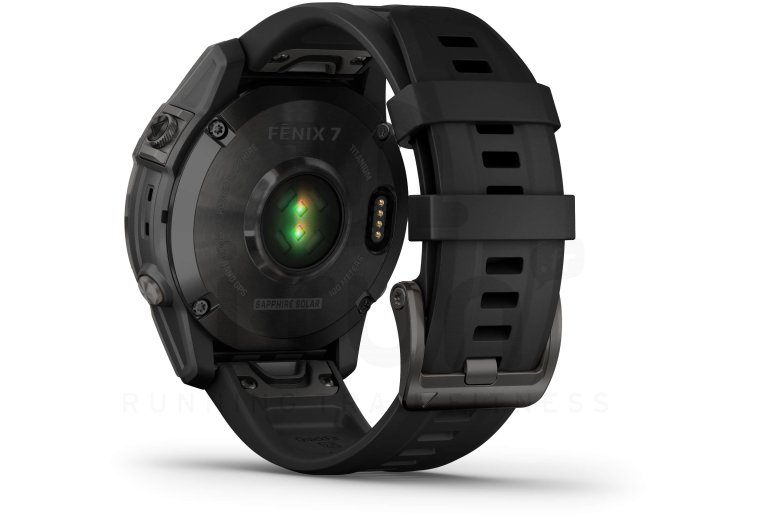 Garmin Fenix 7 Sapphire Solar Titane mit QuickFit Lederarmband