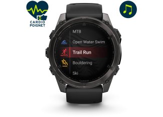 Garmin Fenix 8 AMOLED Sapphire Titane 51mm