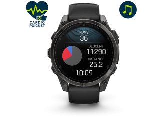 Garmin Fenix 8 AMOLED Sapphire Titane 47mm