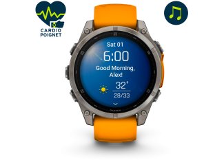 Garmin Fenix 8 AMOLED Sapphire Titane 47mm