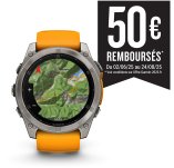 Garmin Fenix 8 AMOLED Sapphire Titane 51mm