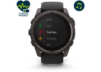 Garmin Fenix 8 Solar Sapphire Titane 51mm