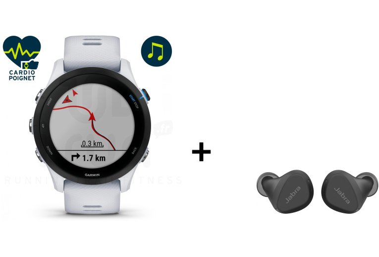 Garmin Forerunner 255 Music et Elite 4 Active