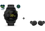 Garmin Forerunner 255 Music y auriculares Elite 8 Active