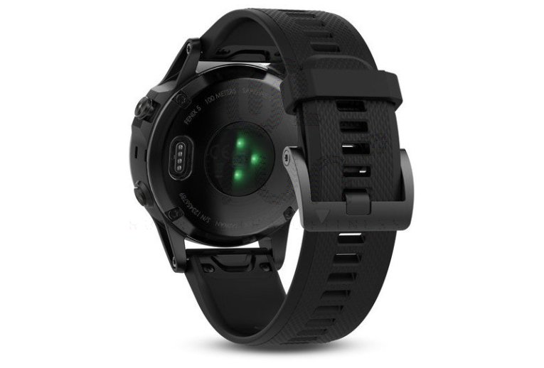 Garmin Fenix 5 GPS Multisports Sapphire Performer HRM-Tri+ Correa de cuero de regalo