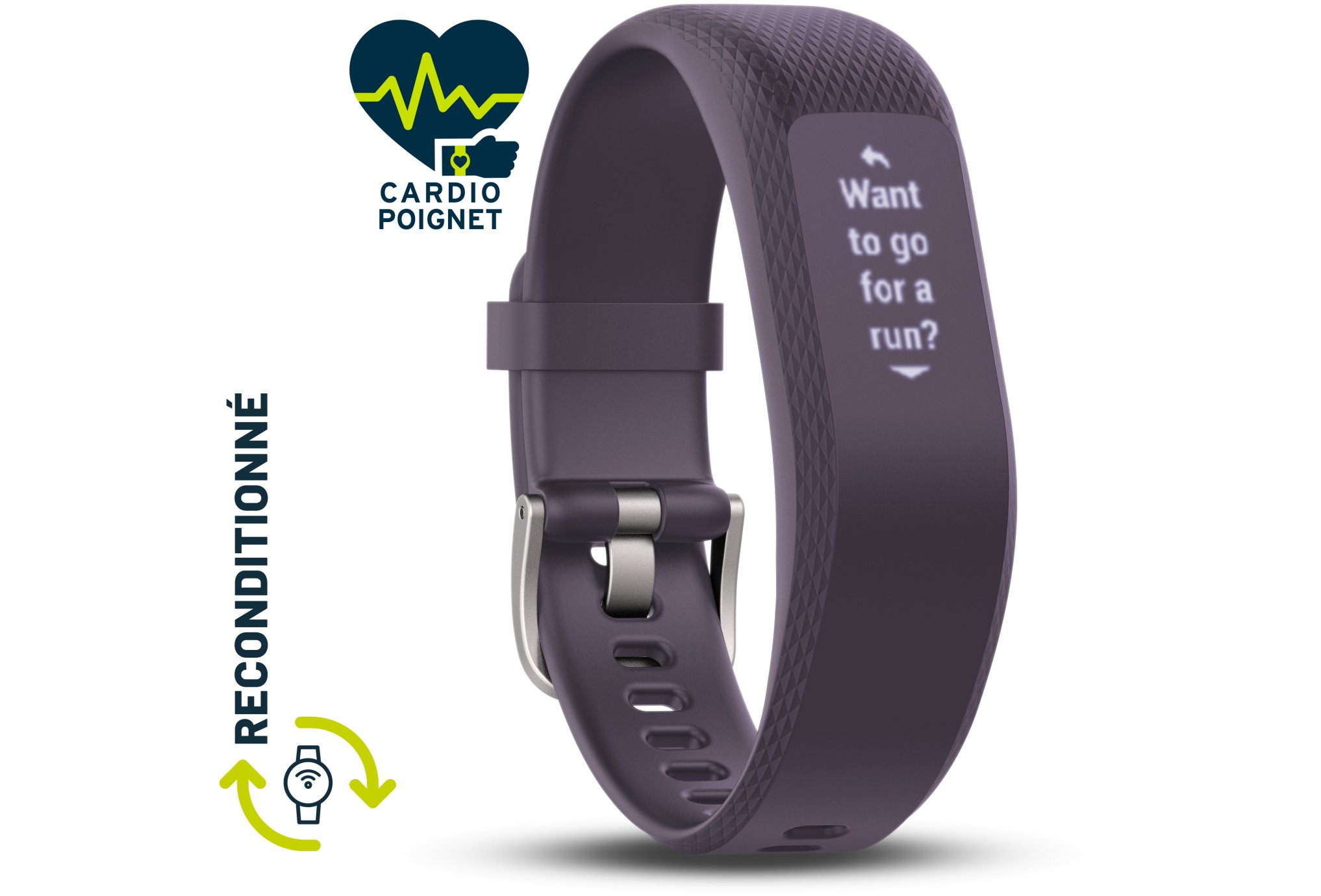 Garmin Vivosmart 3 -S/M - Reconditionné A+ Bracelets d'activité