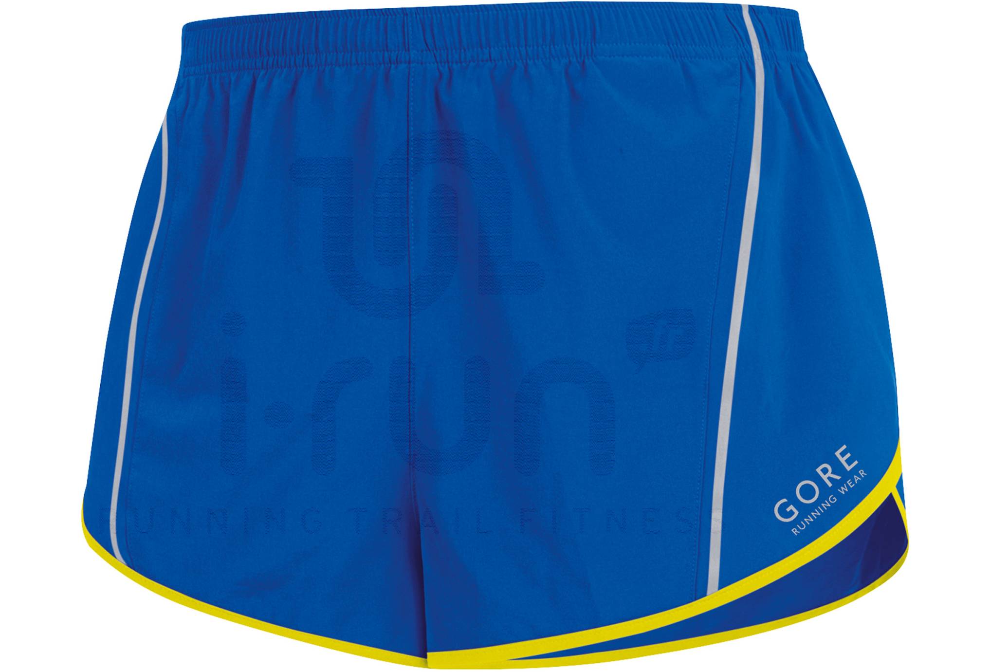 Short De Course GORE WEAR Split Short Homme - Coupe étroite - Tissu Respirant GORE Selected - Intérieur Maille - Poche Zippée - Taille S à XL