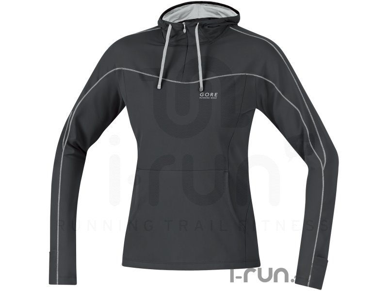 Veste GORE BIKE WEAR – Noire – Coupe-vent – Manches Longues Zippées – Homme – Taille L