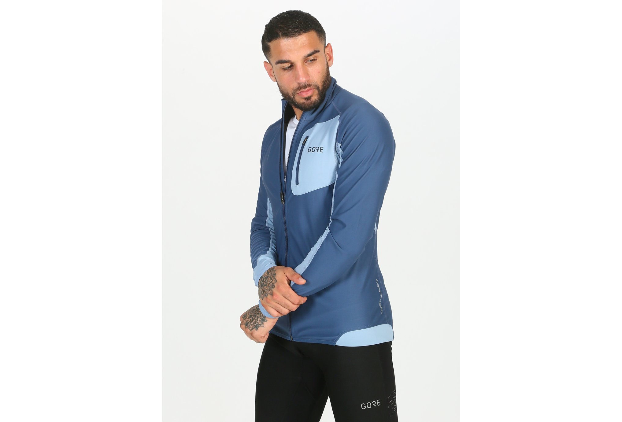 Gore Wear R3 Partial Gore Windstopper M vêtement running homme