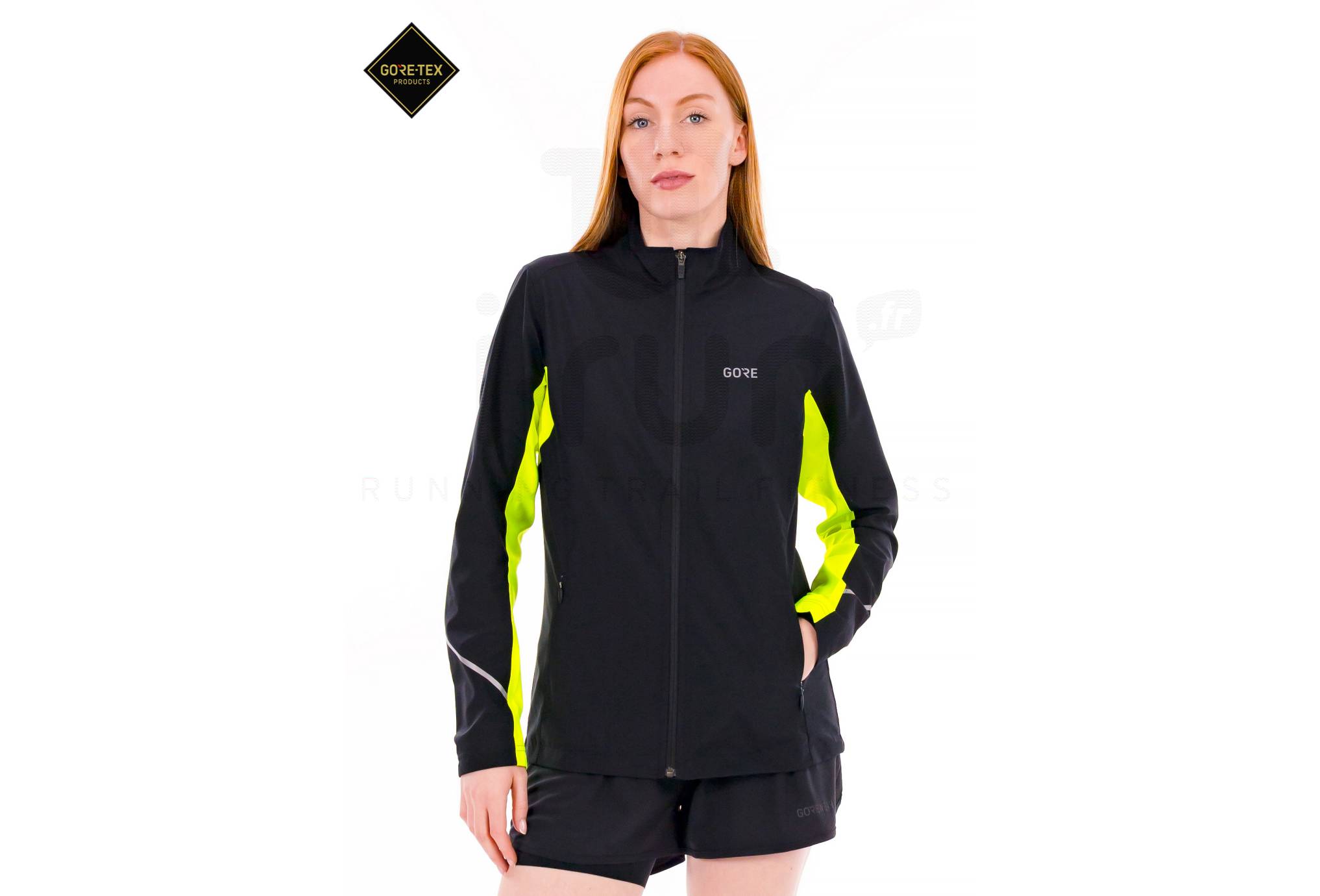 GOREWEAR Women's R3 Shirt - Breathable Active Top, Moisture Wicking, Reflective Details
