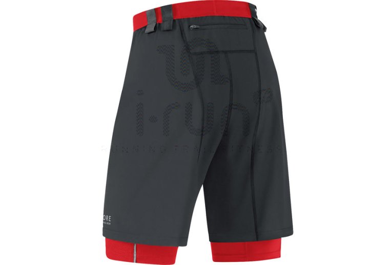 Gorewear Pantal�n corto 2 en 1 X-Running 2.0