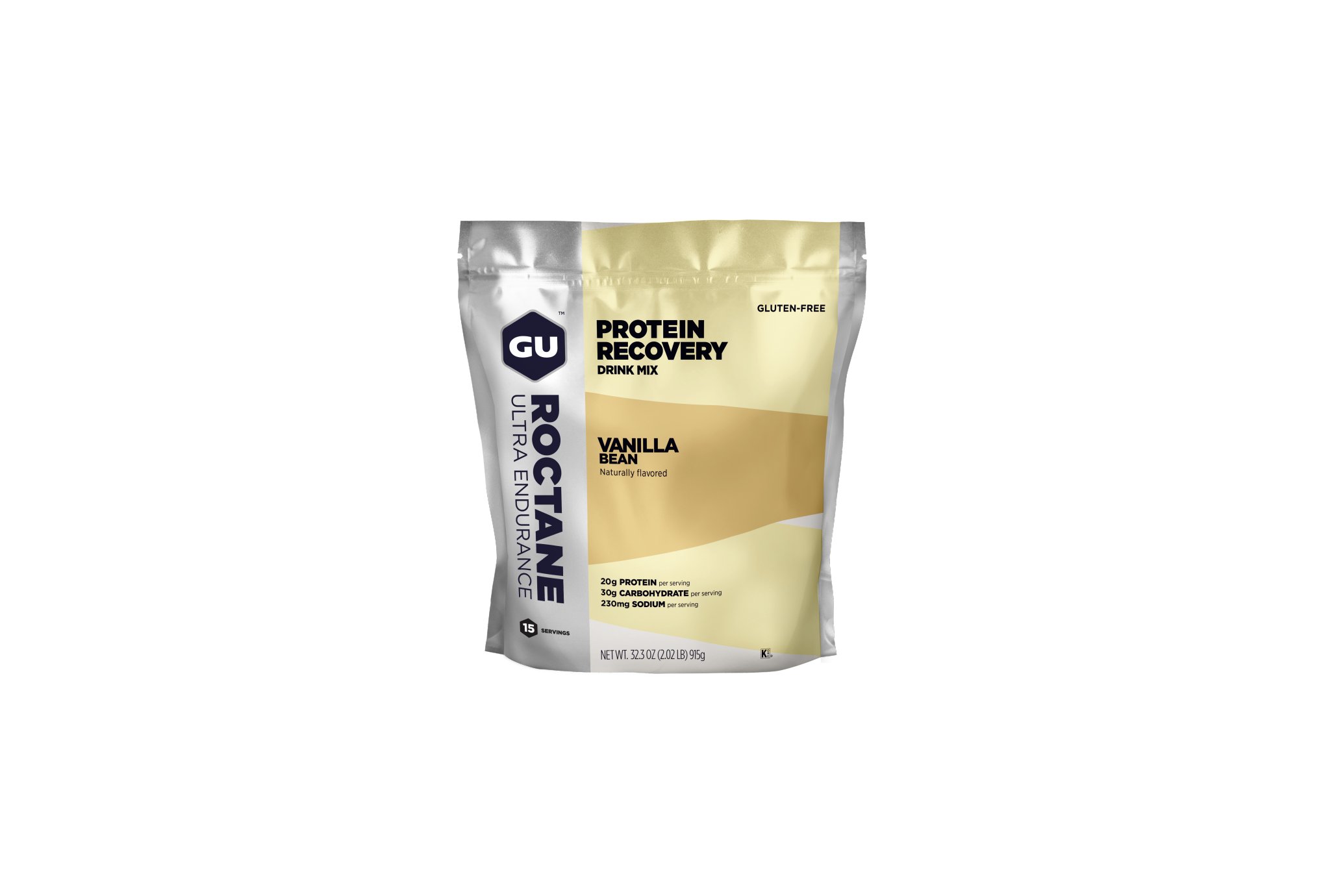 GU Boisson Roctane Protein Recovery Drink Mix - Vanille Diététique Boissons