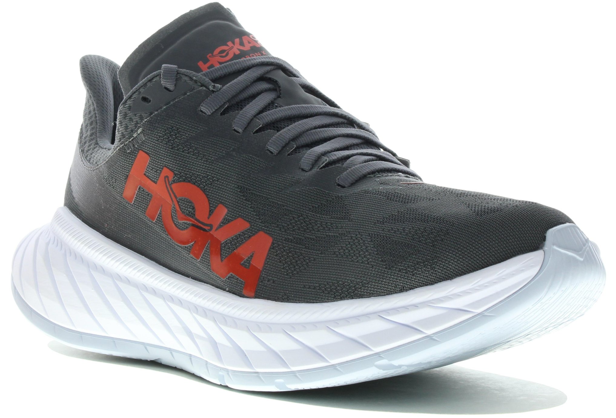 hoka carbon x 2 grey