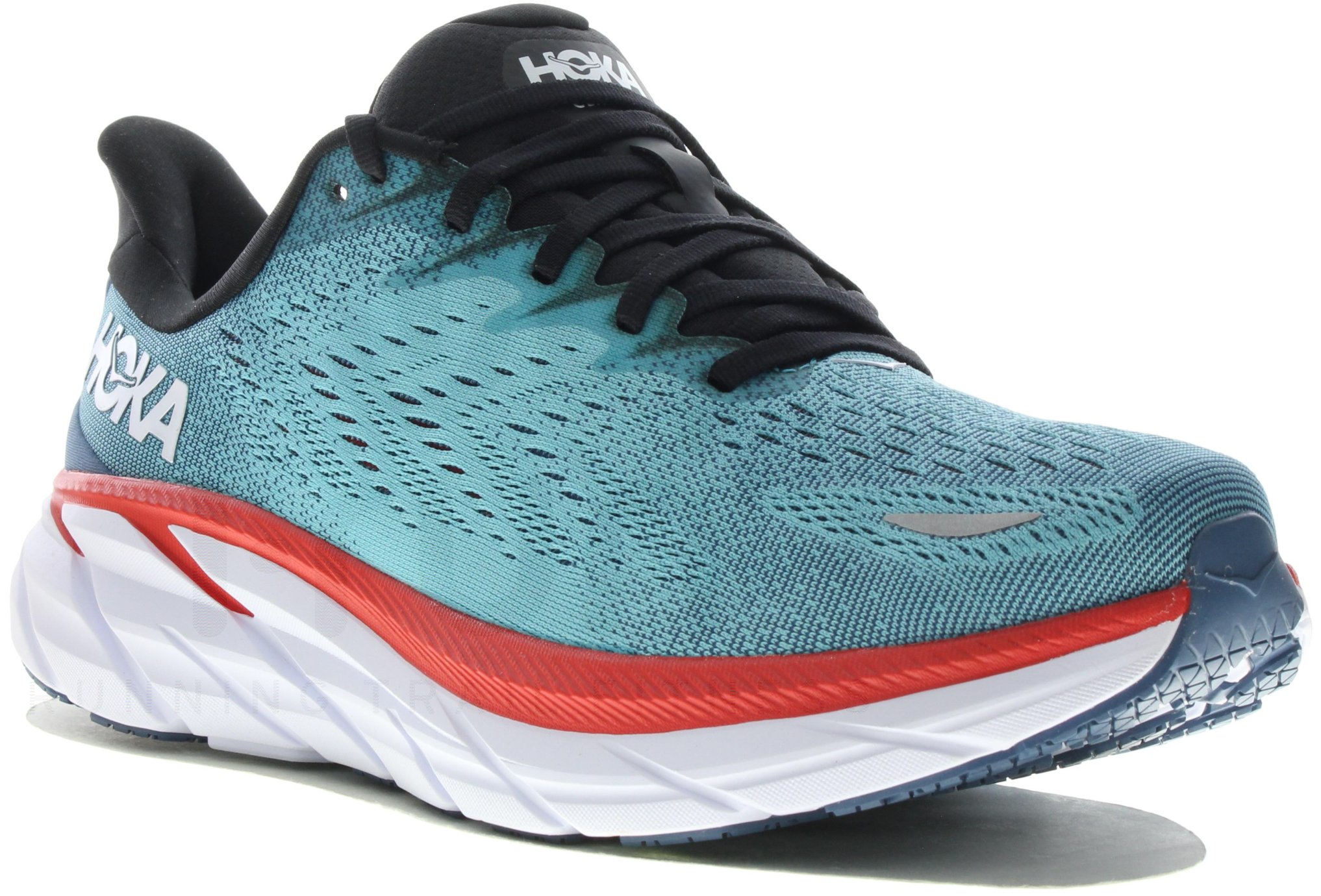 Hoka One One Clifton 8 Wide Bleu