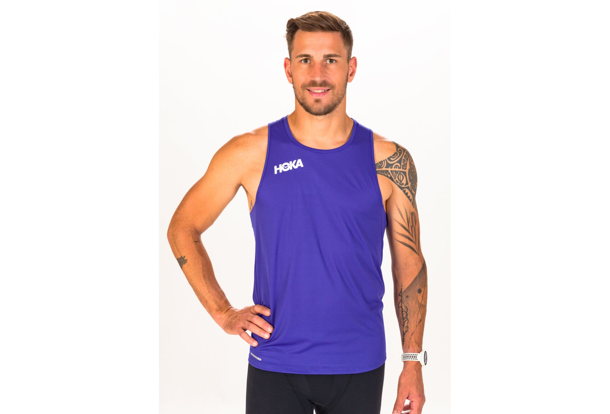 Hoka One One Glide Bleu