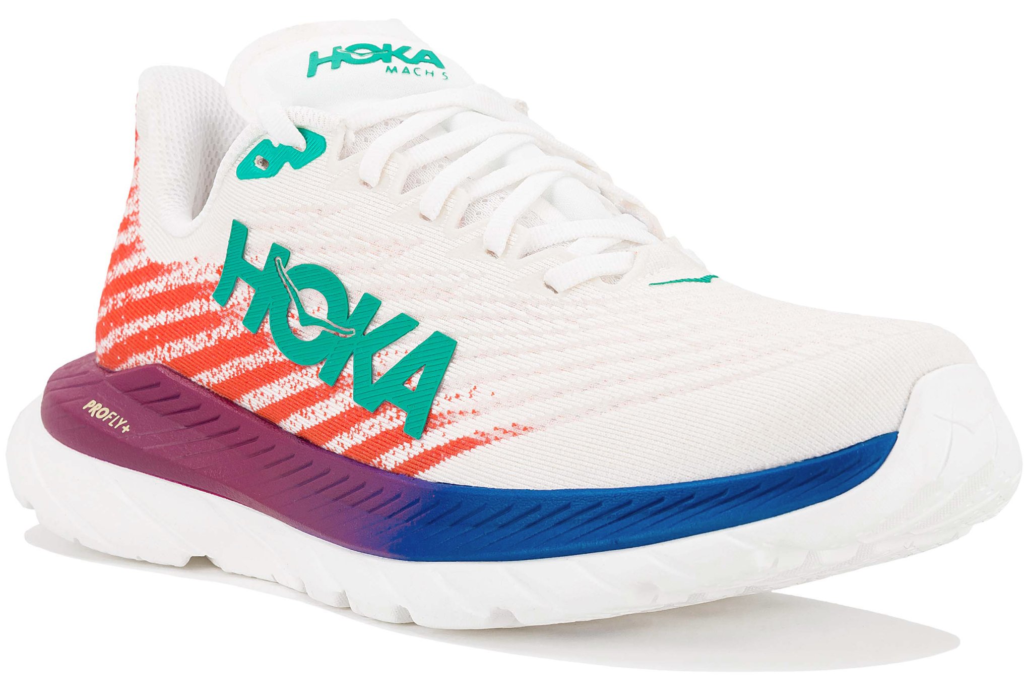 Hoka One One Mach 5 Wide Blanc