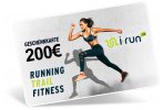 i-run.de Geschenkkarte 200 Euro für Damen