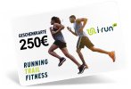 i-run.de Geschenkkarte 250 Euro