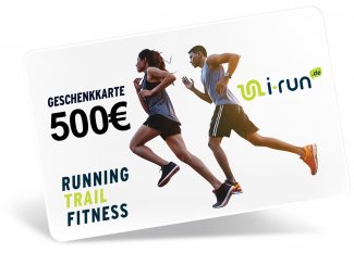 i-run.de Geschenkkarte 500 Euro