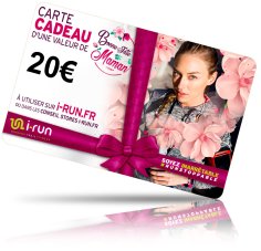 i-run.fr Carte Cadeau 20 Fête des Mères