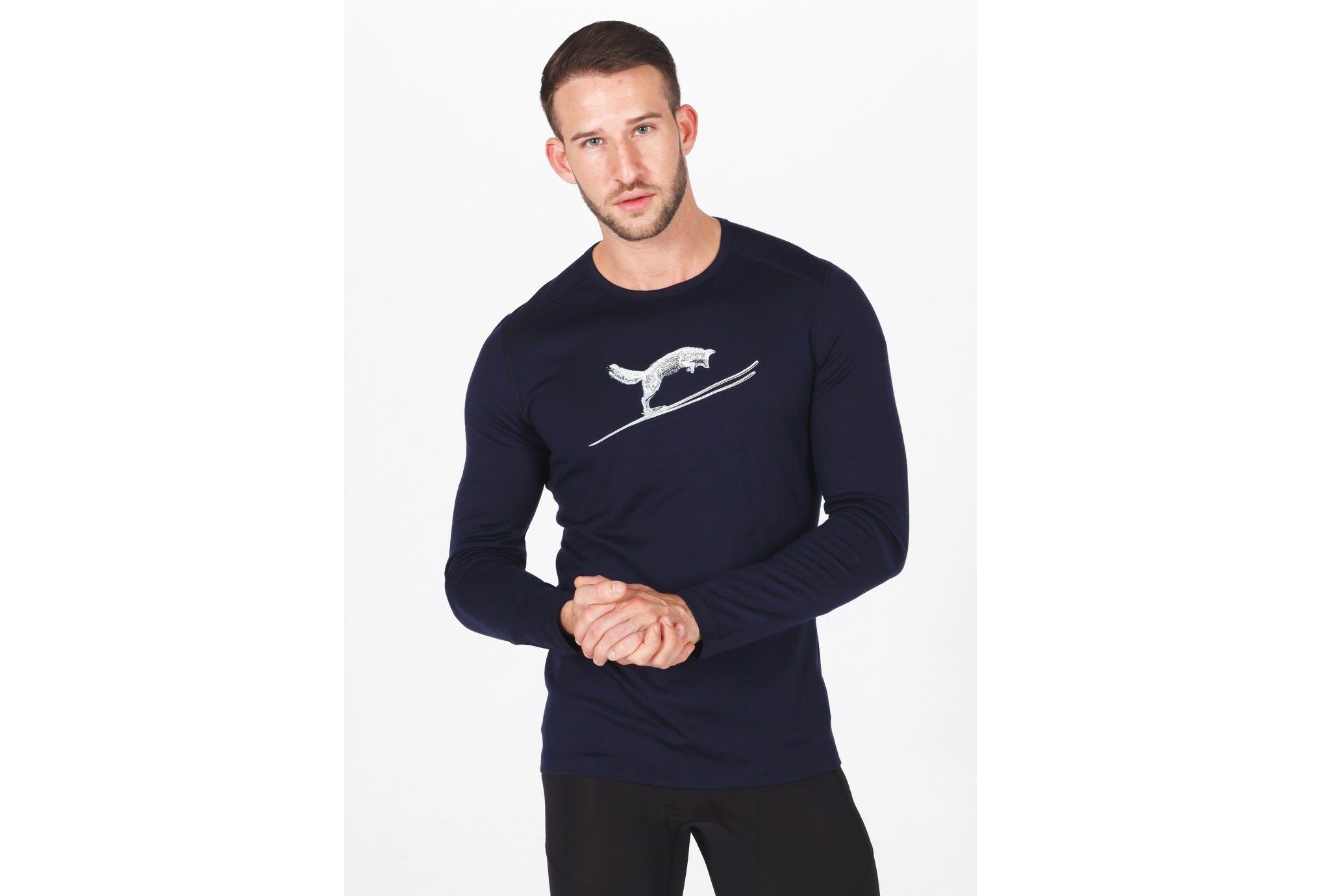 Icebreaker 200 Oasis Fox Jump M Diététique Vêtements homme