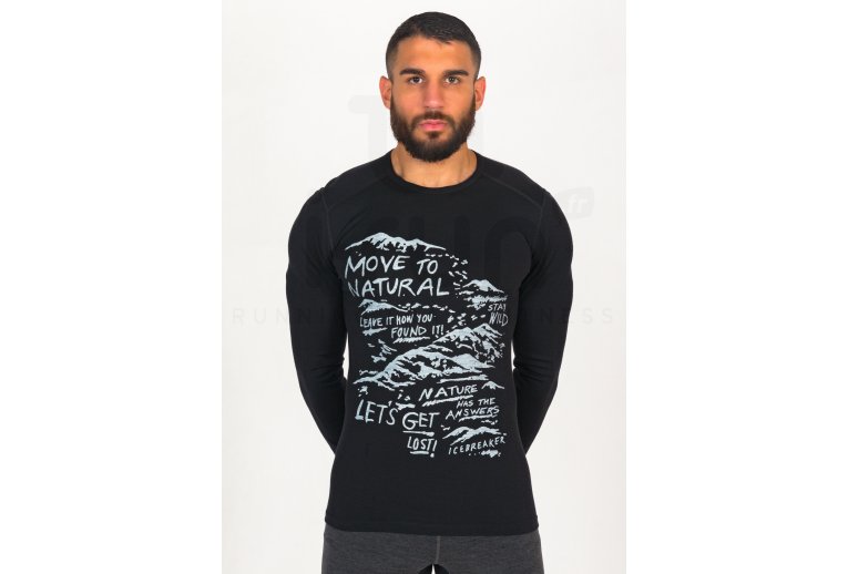 Icebreaker camiseta manga larga 200 Oasis Travel Diaries