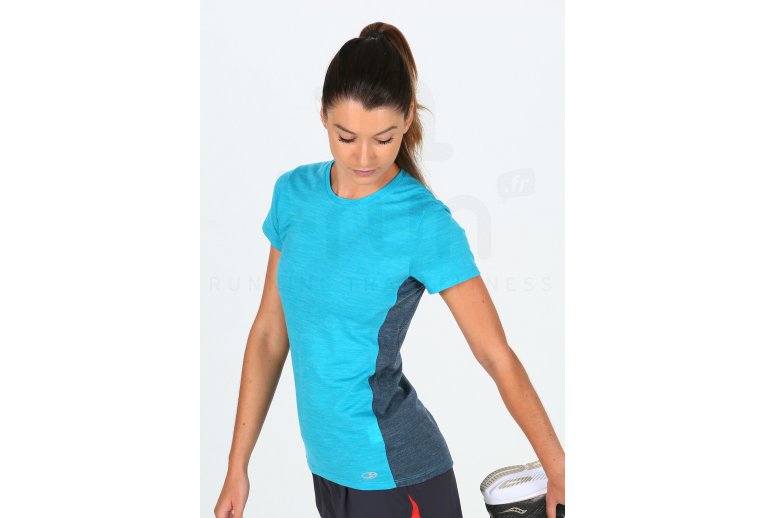 Icebreaker camiseta manga corta Amplify Low Crewe