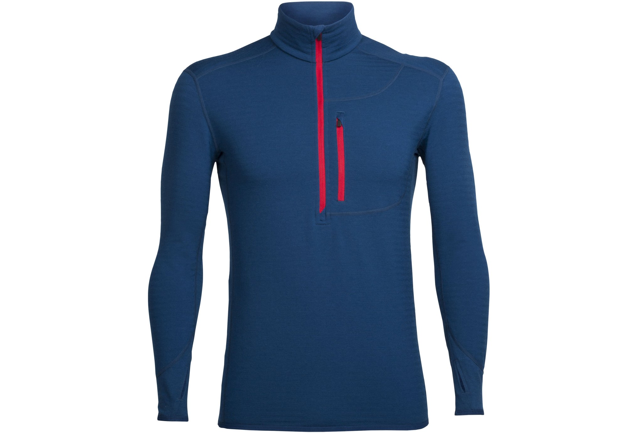 Maglietta Termica Icebreaker Uomo - 100% Lana Merino, Mezza Zip, Per Sport Invernali E Attività Outdoor - Foto 6