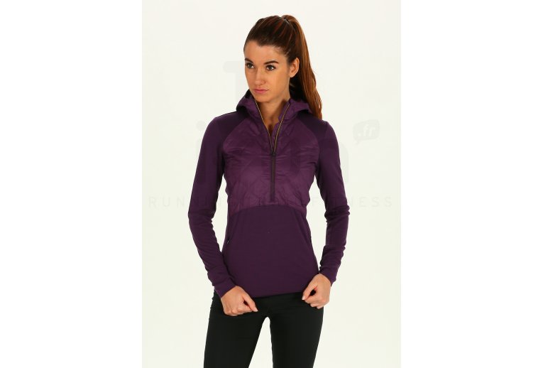 Icebreaker Camiseta manga larga Ellipse LS Half Zip Hood