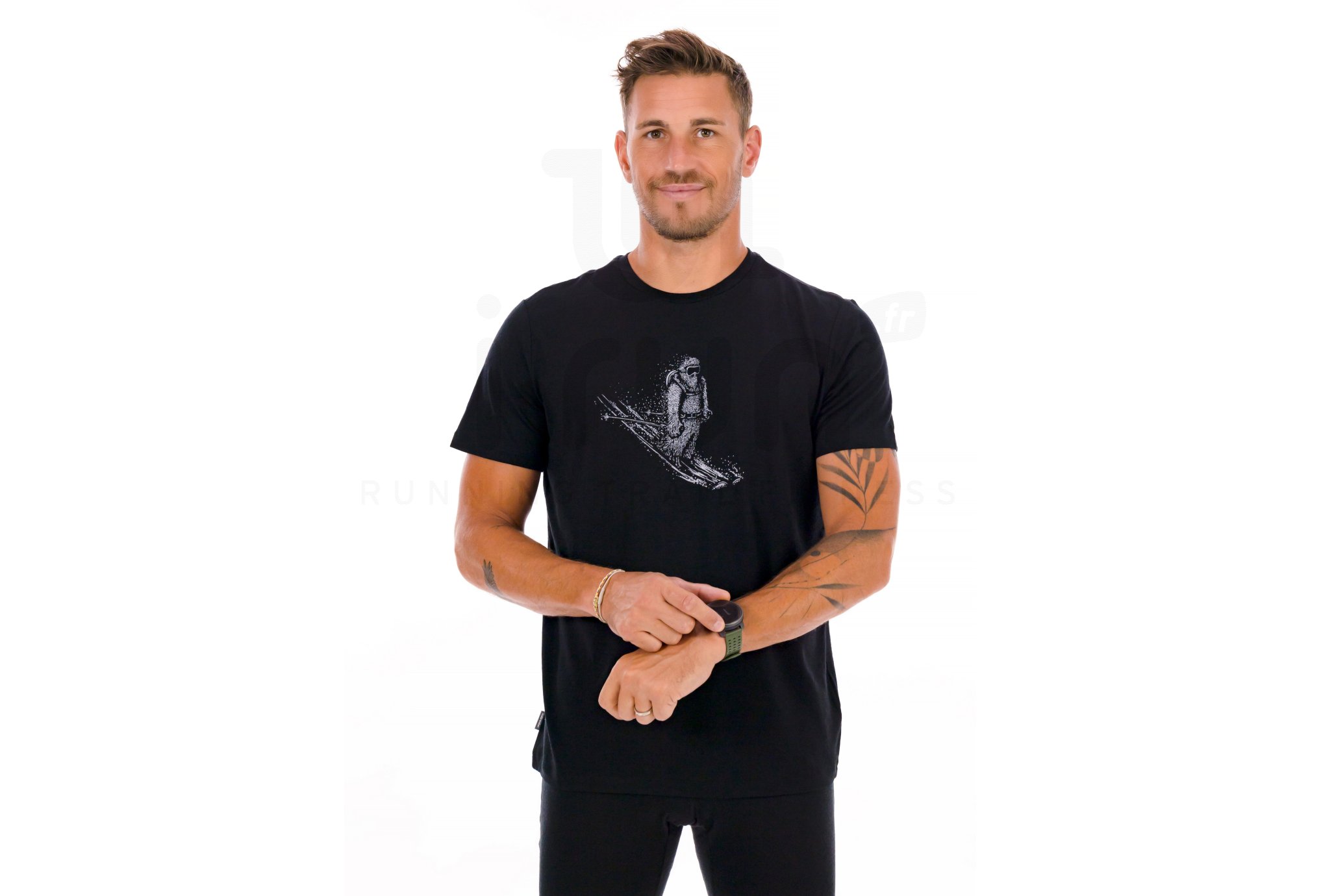 T-shirt Icebreaker Homme 100% Mérinos, Taille L, Navy, Bodyfit 150, NEUF Sans étiquette