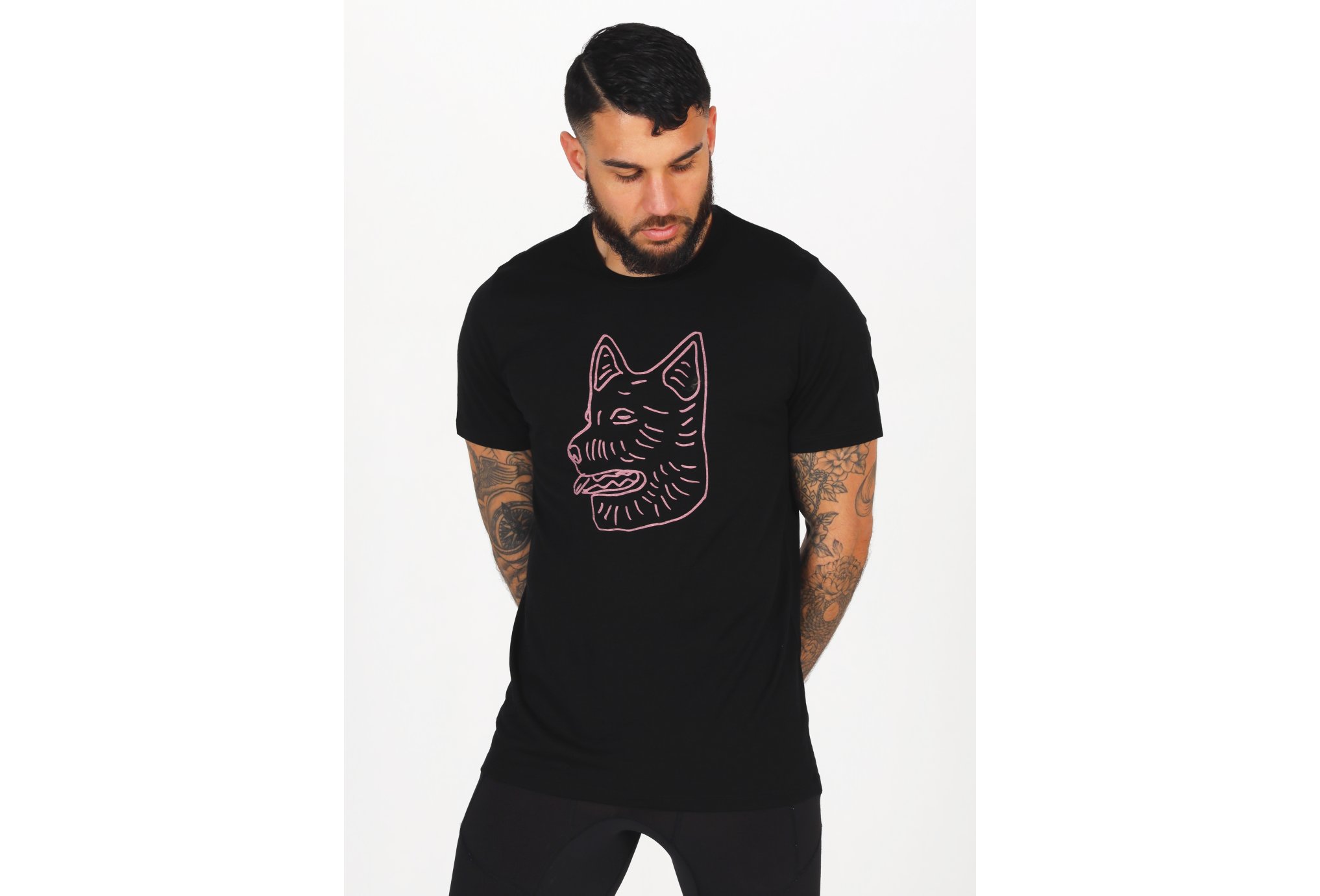 Icebreaker Tech Lite Farm Dog M vêtement running homme