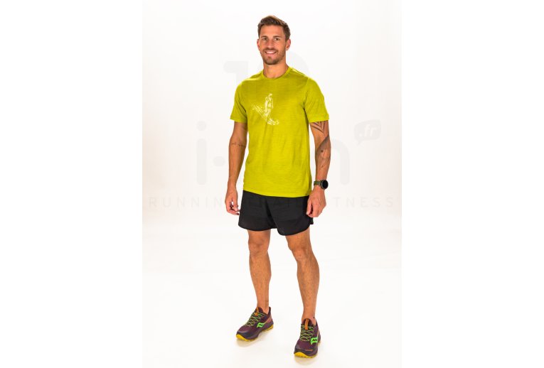 Icebreaker camiseta manga corta Tech Lite II Skiing Yeti