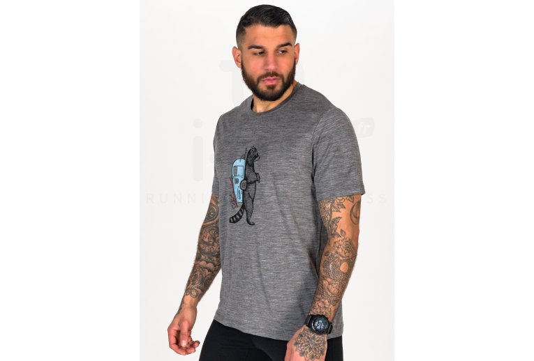 Icebreaker camiseta manga corta Tech Lite II Waschbar Wandering