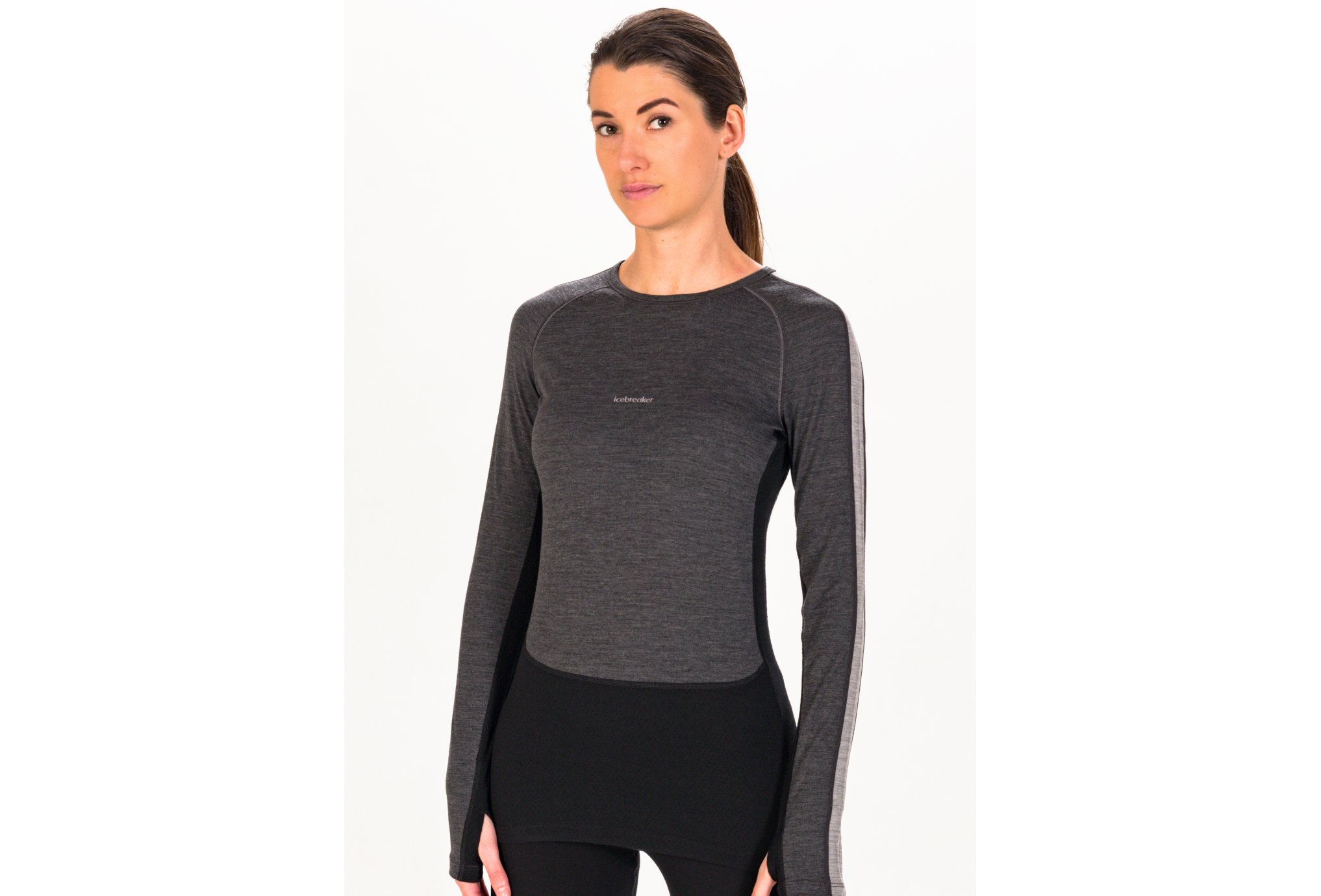 Icebreaker ZoneKnit Mérinos 200 W vêtement running femme