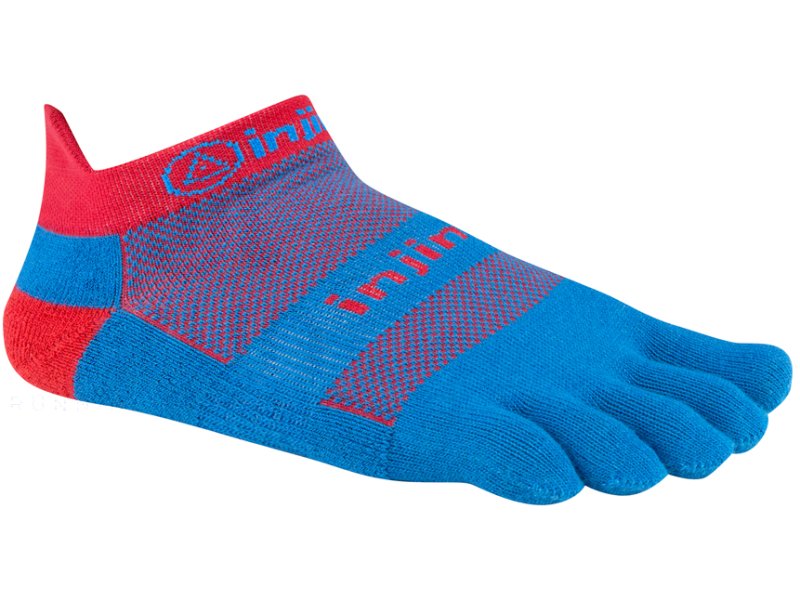 Injinji 2 Paires Chaussettes Running Homme Légères, Orteil Séparé, Grises, XL