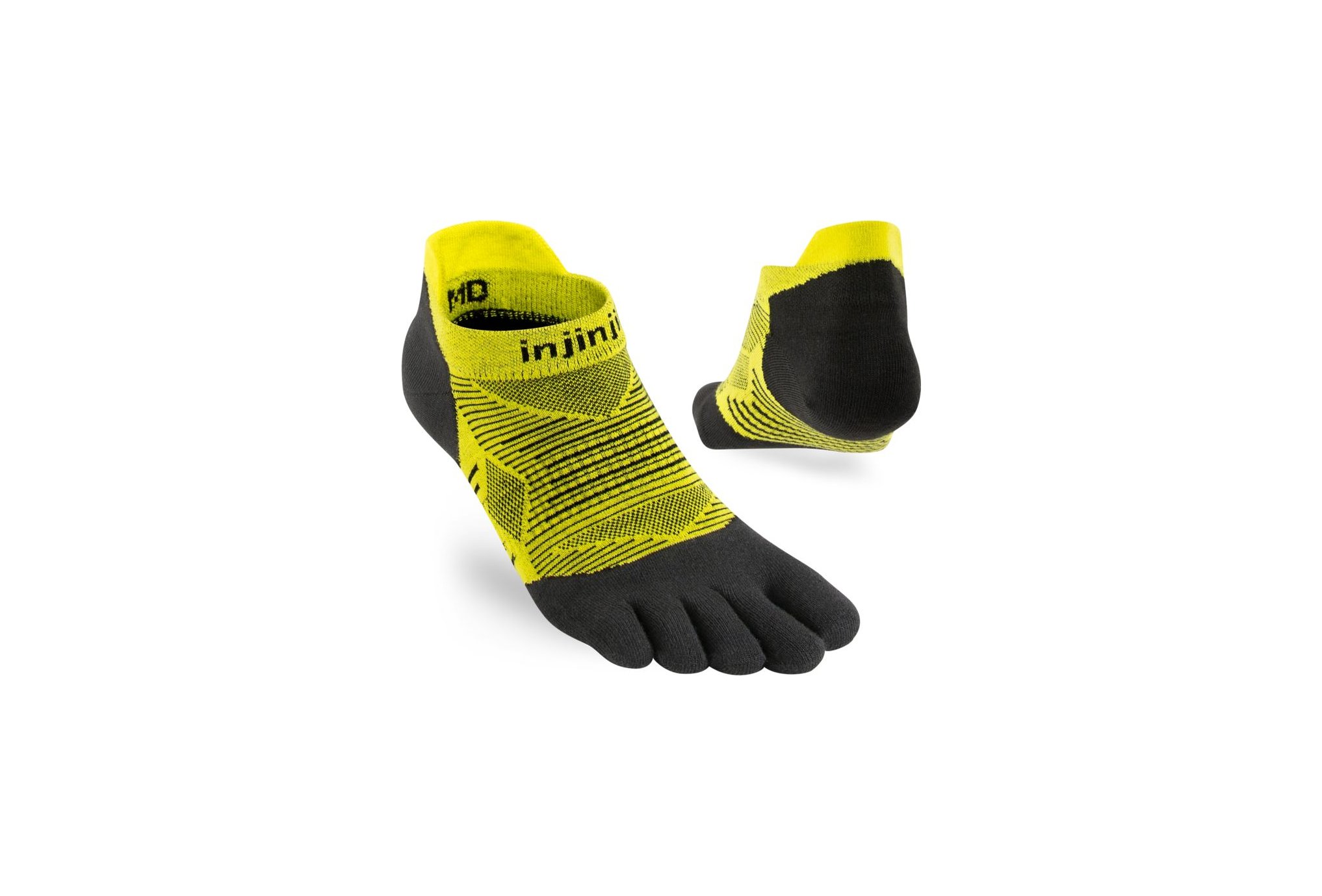Injinji Run Lightweight No-Show Coolmax Chaussettes
