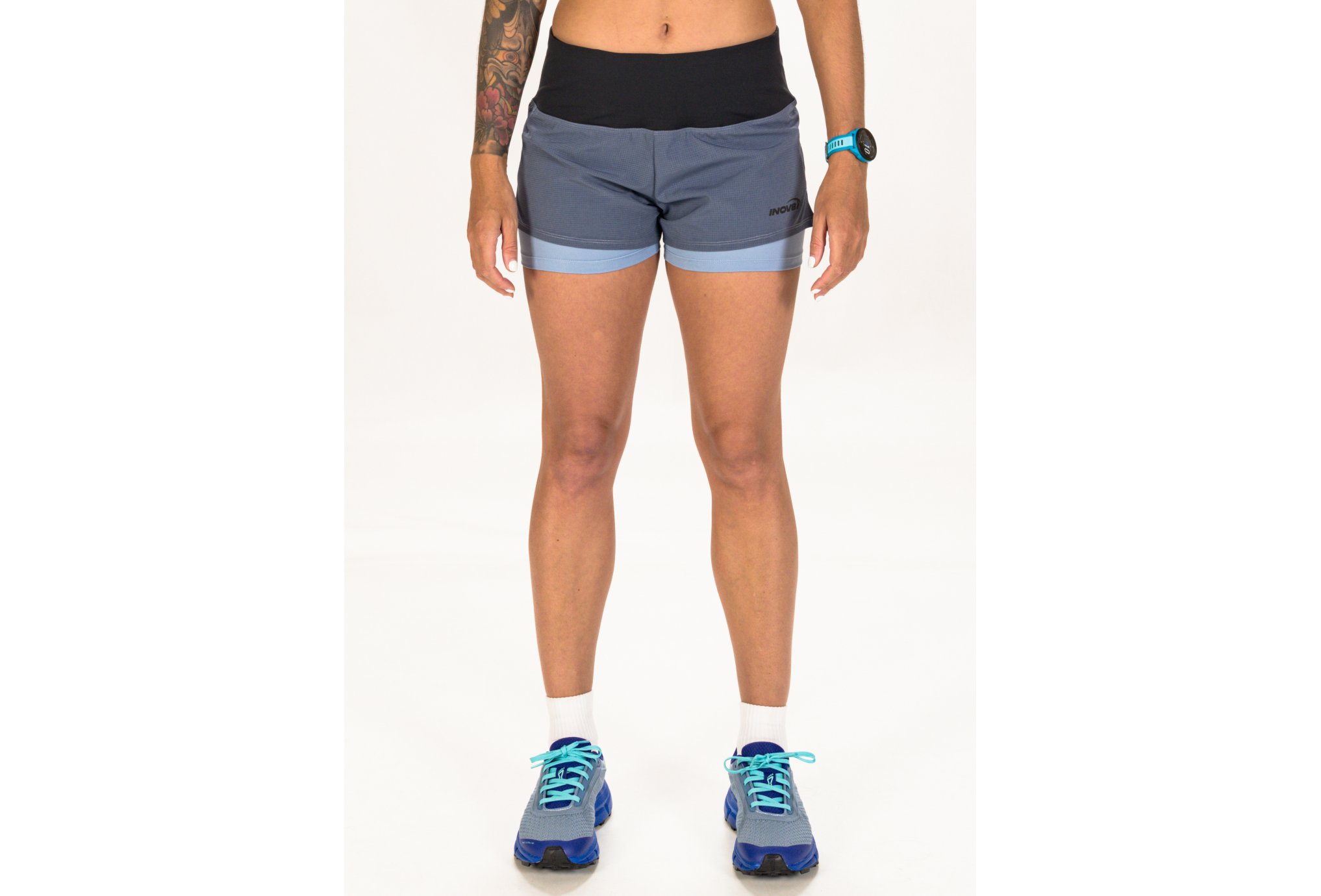 【未使用】onオン running shorts ウィメンズSサイズ ウィメンズ Running Shorts | ブルー & ブラック | On 日本