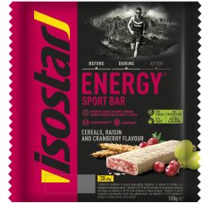 Isostar Barres High Energy - Raisin et Cranberry