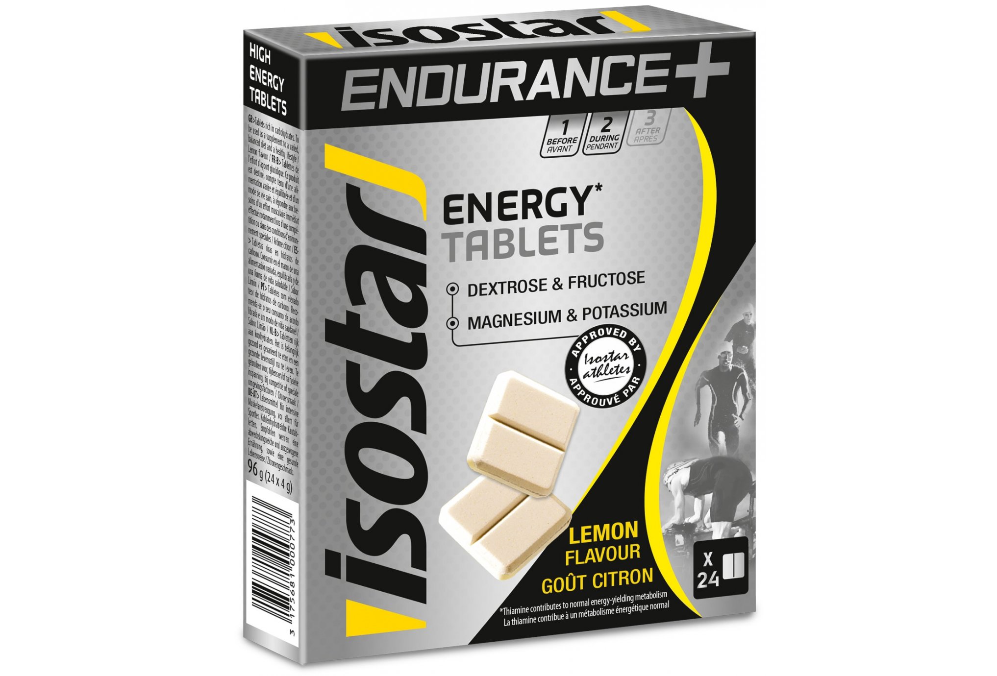 Isostar Endurance + Energy tablettes Citron Diététique Boissons