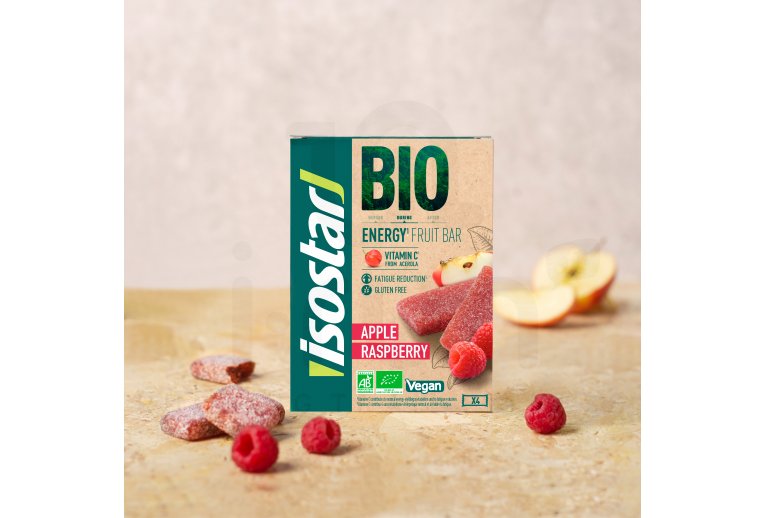 Isostar Energy Fruit Bar Bio - Pomme et framboise