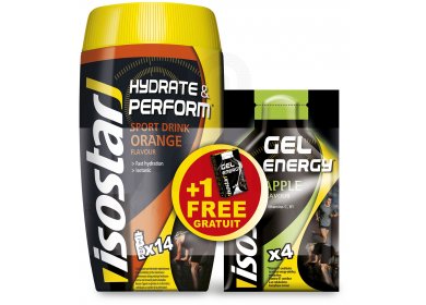 Isostar Pack Hydrate & Perform + Gel Energy - Orange / Pomme 