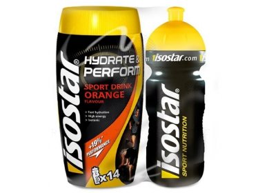 Isostar Pack Hydrate & Perform + Gourde offerte - Orange 