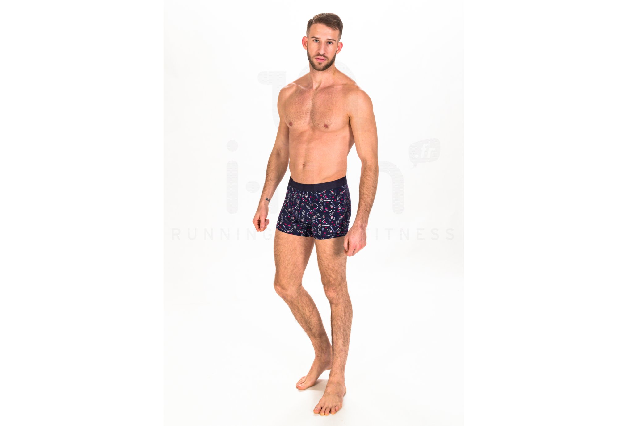 Le Slip Français – Pacco Da 3 Boxer Uomo In Cotone Elastan, Blu Marino, Taglia Unica, Cintura Antirotazione, Fatto In Francia
