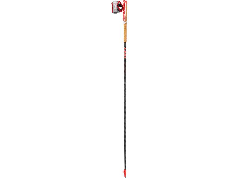 Bâtons De Marche LEKI Vertical K - Gris Et Rouge - Légers Et Robustes Pour Randonnée